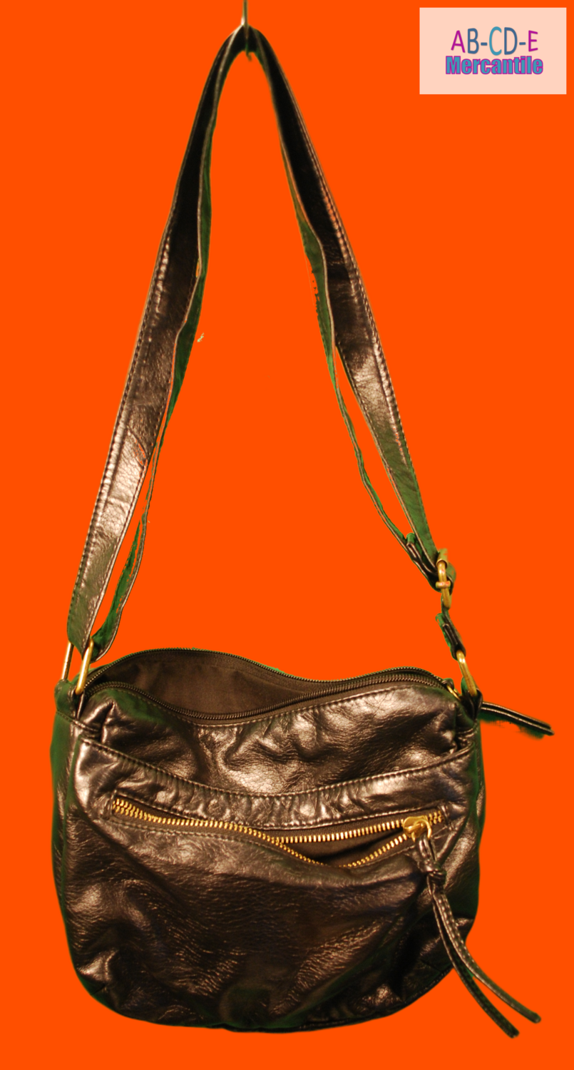 Black Leather Purse