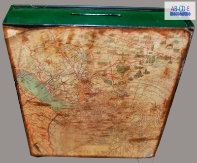 Upcycled Map Box-Olde World Style Atlas