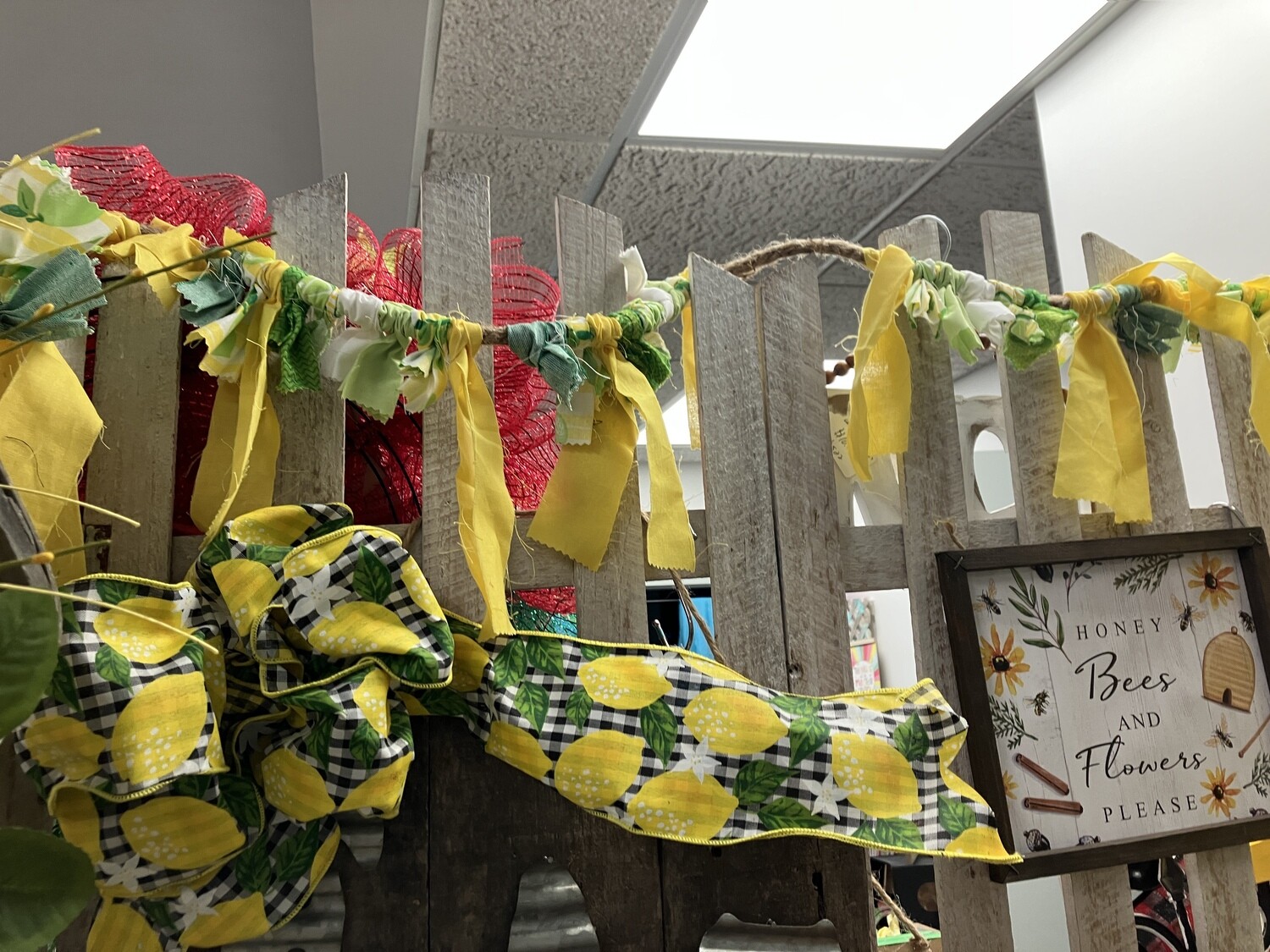 Lemon/Lime Fabric Garland A-64in/76in