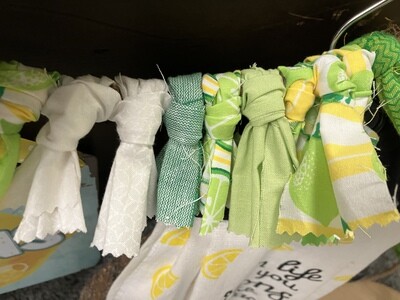 Lemon/Lime Fabric Garland B-78in/90in