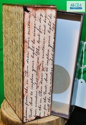 Upcycled Box-Decoupage Script Theme