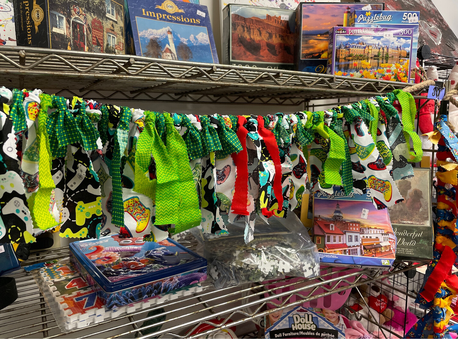 Video Game Fabric Garland