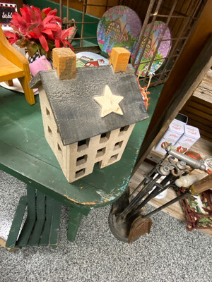 Mini Wood Schoolhouse