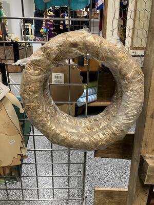 Straw Wreath-14in