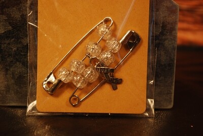Sleeve Holder Pin Set-Clear/Silver