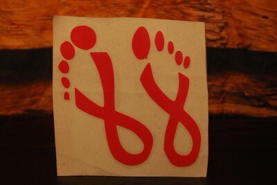 Vinyl Sticker-Footprints-G