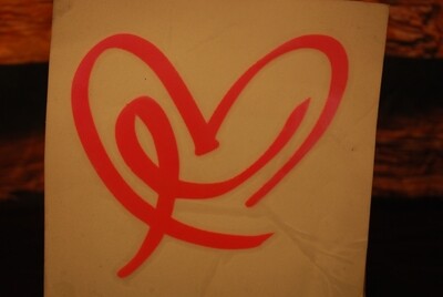 Vinyl Sticker-Heart Big-I
