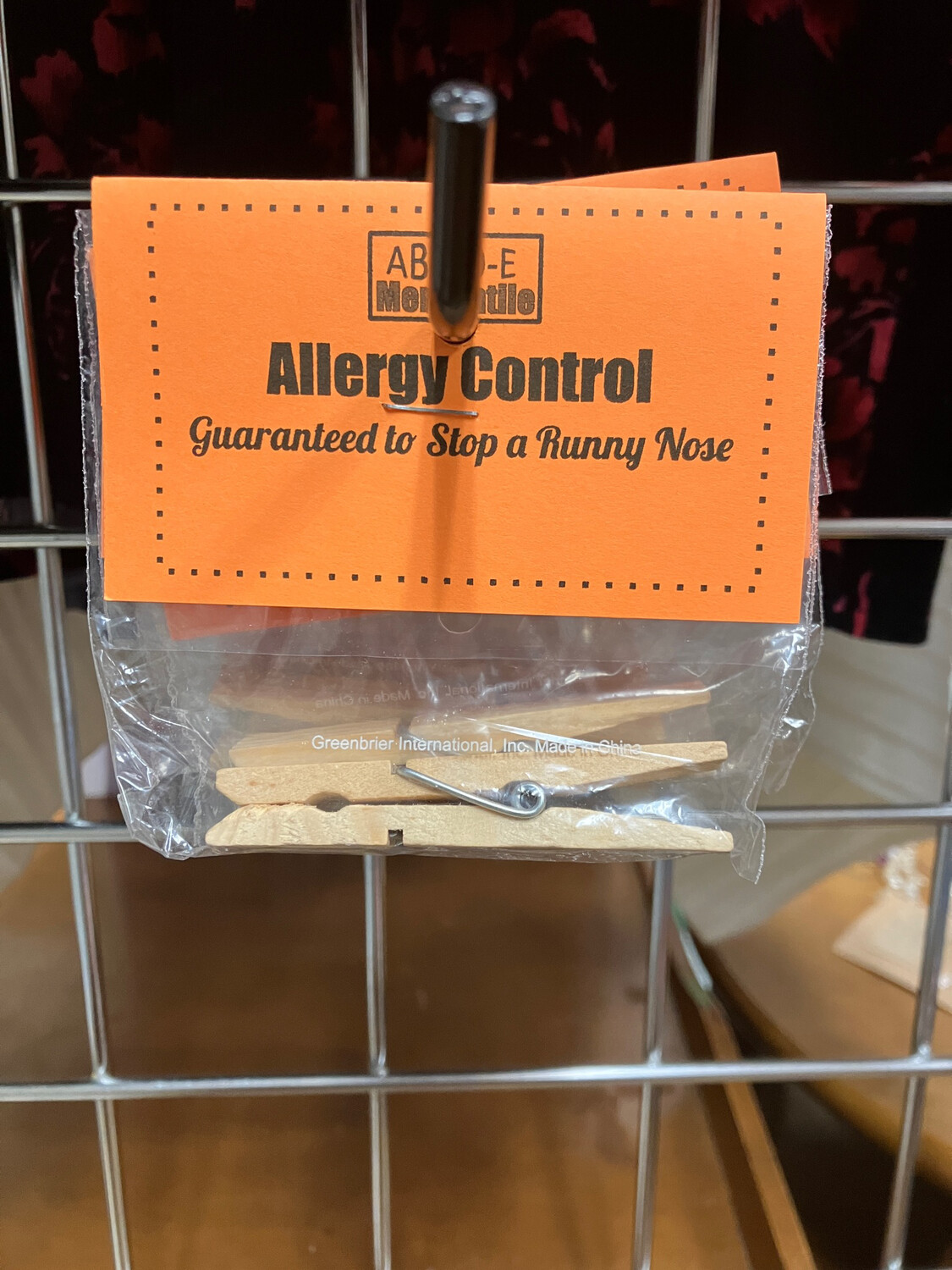 Gag Gift-Allergy Control