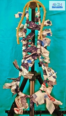 Farmhouse Garland-Blue Fabric Garland