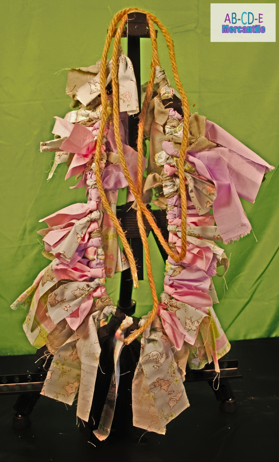Kitten Love Garland Pink &amp; Purple