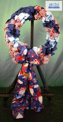 USA Gnome Loopty Loo Wreath