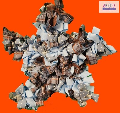 Blue Star Loopty Loo Wreath
