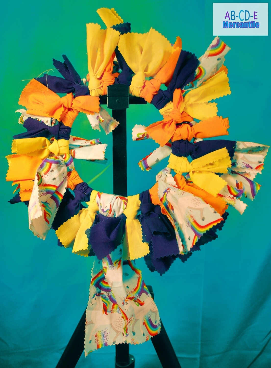 Unicorns and Rainbows Wreath