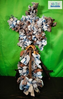 Blue Star Loopty Loo Wreath