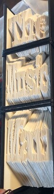 Custom-3 Layer Words up to 5 each line