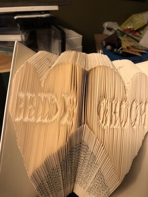 Bride and Groom in Hearts