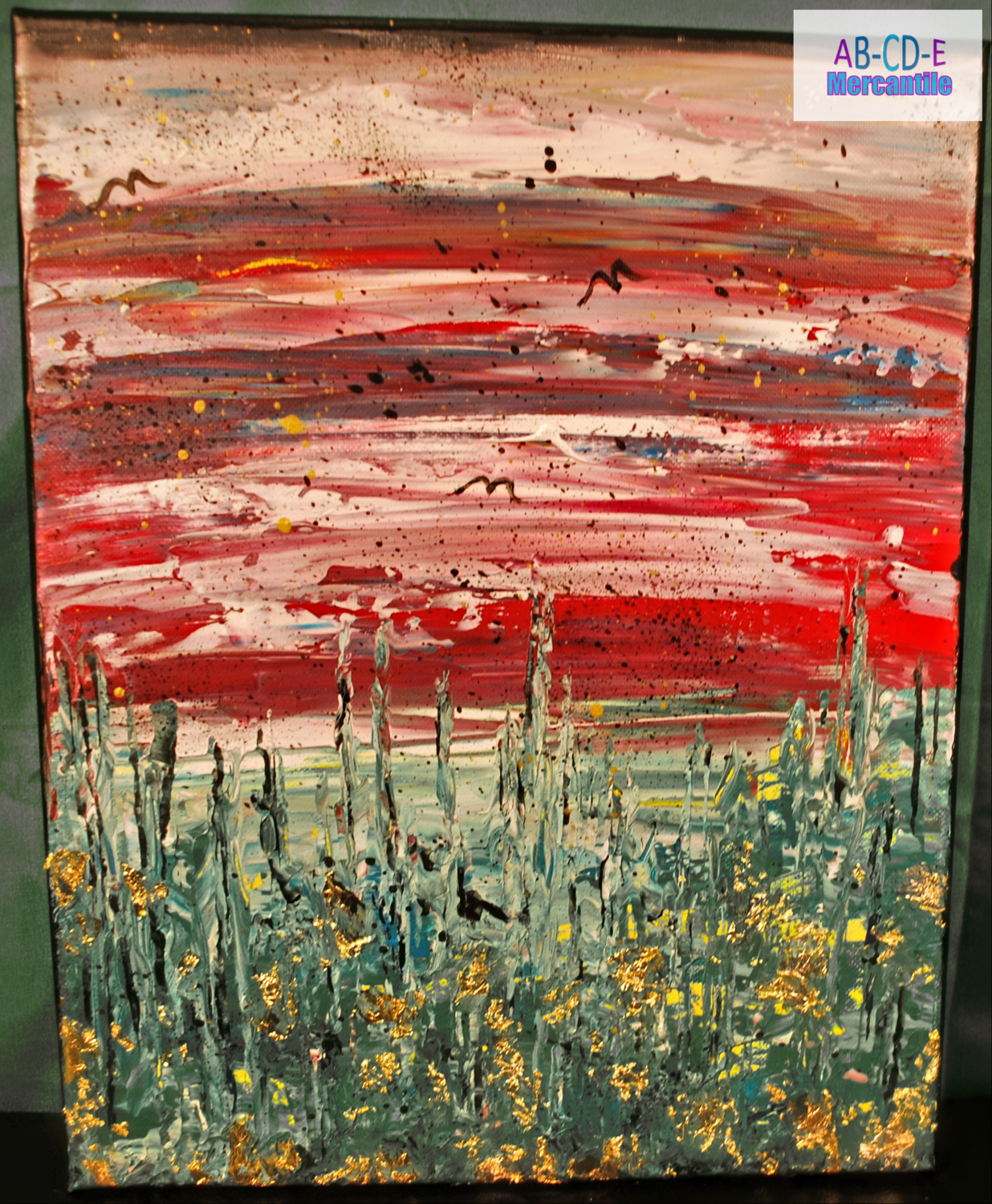 Abstract Canvas &#39;Unseen Glory&#39; 11x14