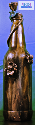Altered Bottle-Belle's Rose