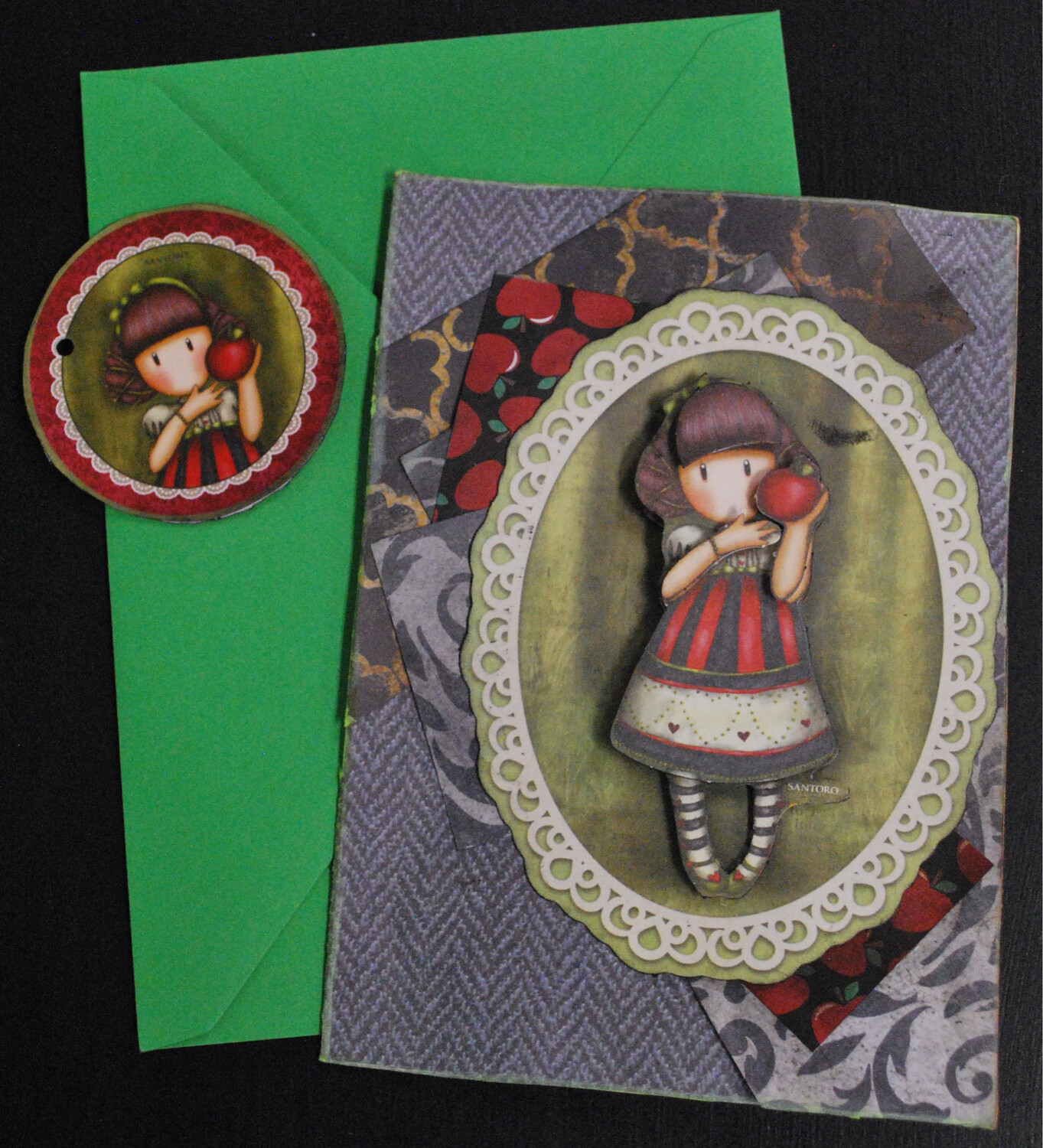 Gorjuss Doll Handmade Card 11