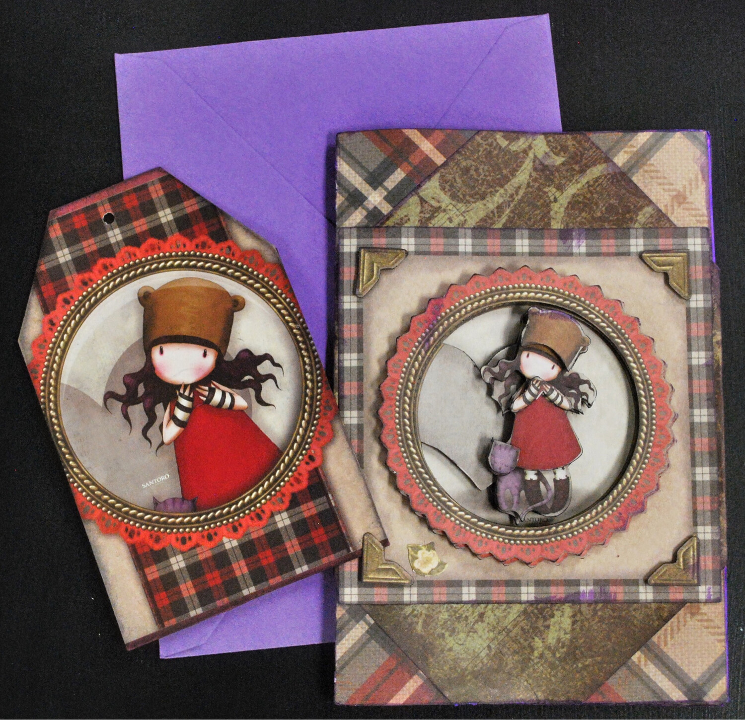 Gorjuss Doll Handmade Card 1