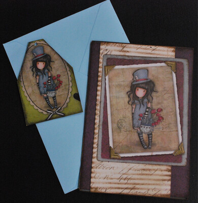 Gorjuss Doll Handmade Card 13