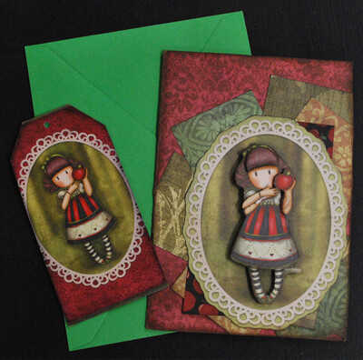 Gorjuss Doll Handmade Card 8