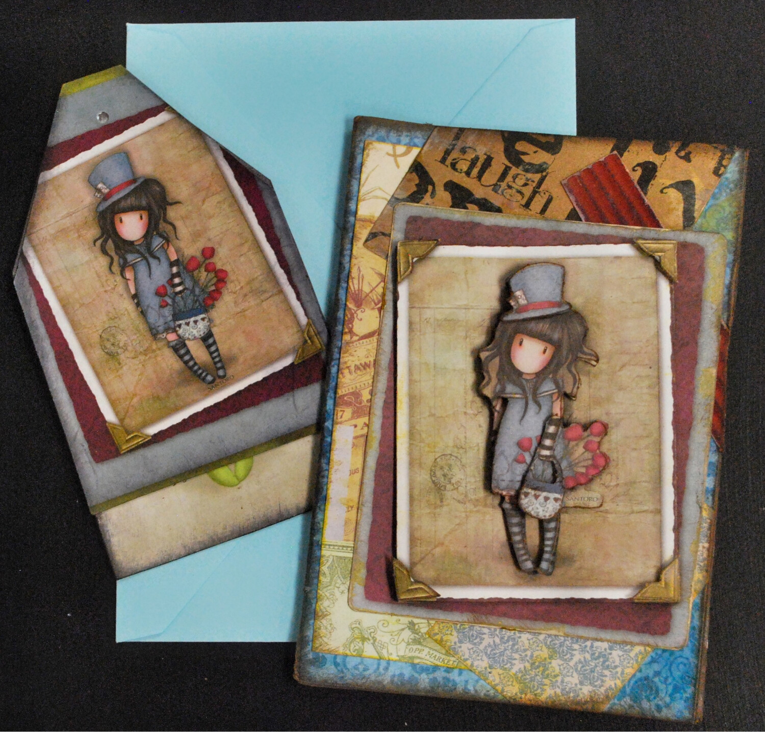 Gorjuss Doll Handmade Card 6