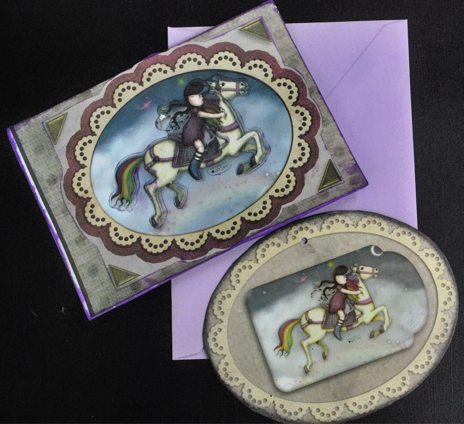 Gorjuss Doll Handmade Card 2