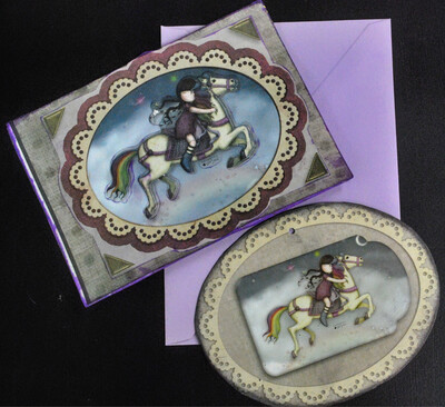 Gorjuss Doll Handmade Card 2