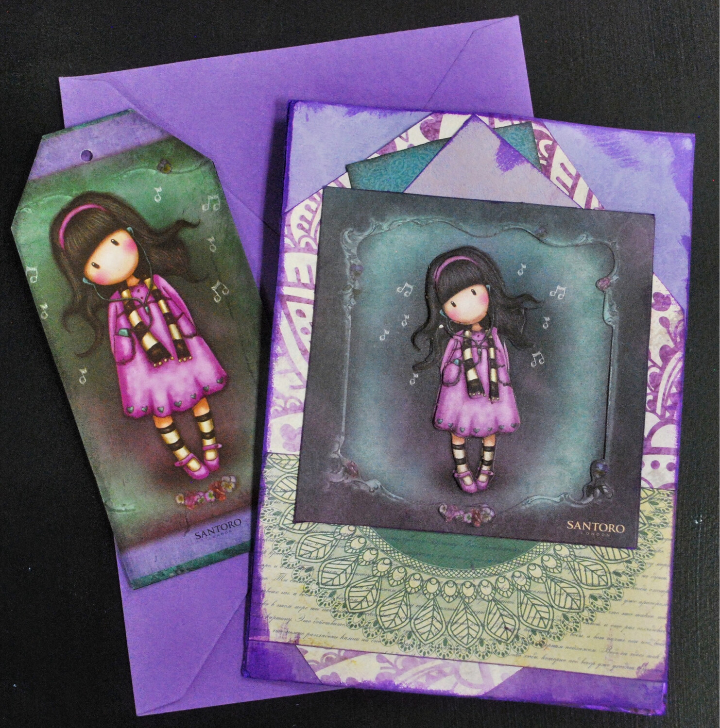 Gorjuss Doll Handmade Card 3