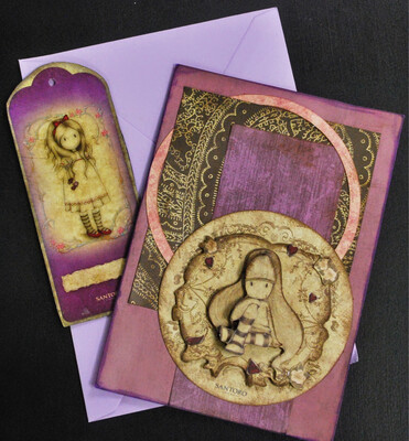 Gorjuss Doll Handmade Card 17