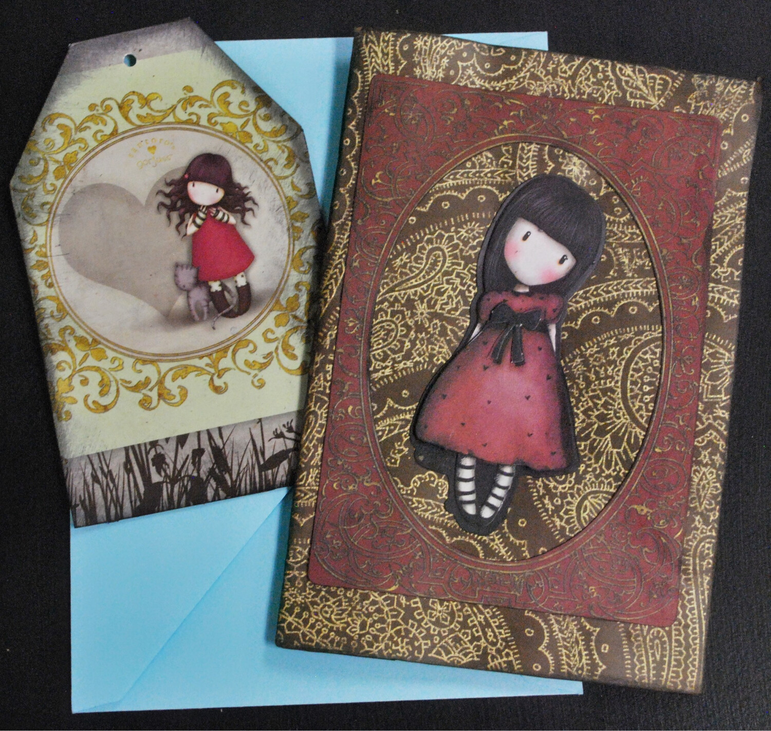 Gorjuss Doll Handmade Card 19