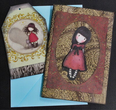 Gorjuss Doll Handmade Card 19