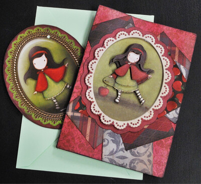 Gorjuss Doll Handmade Card 22
