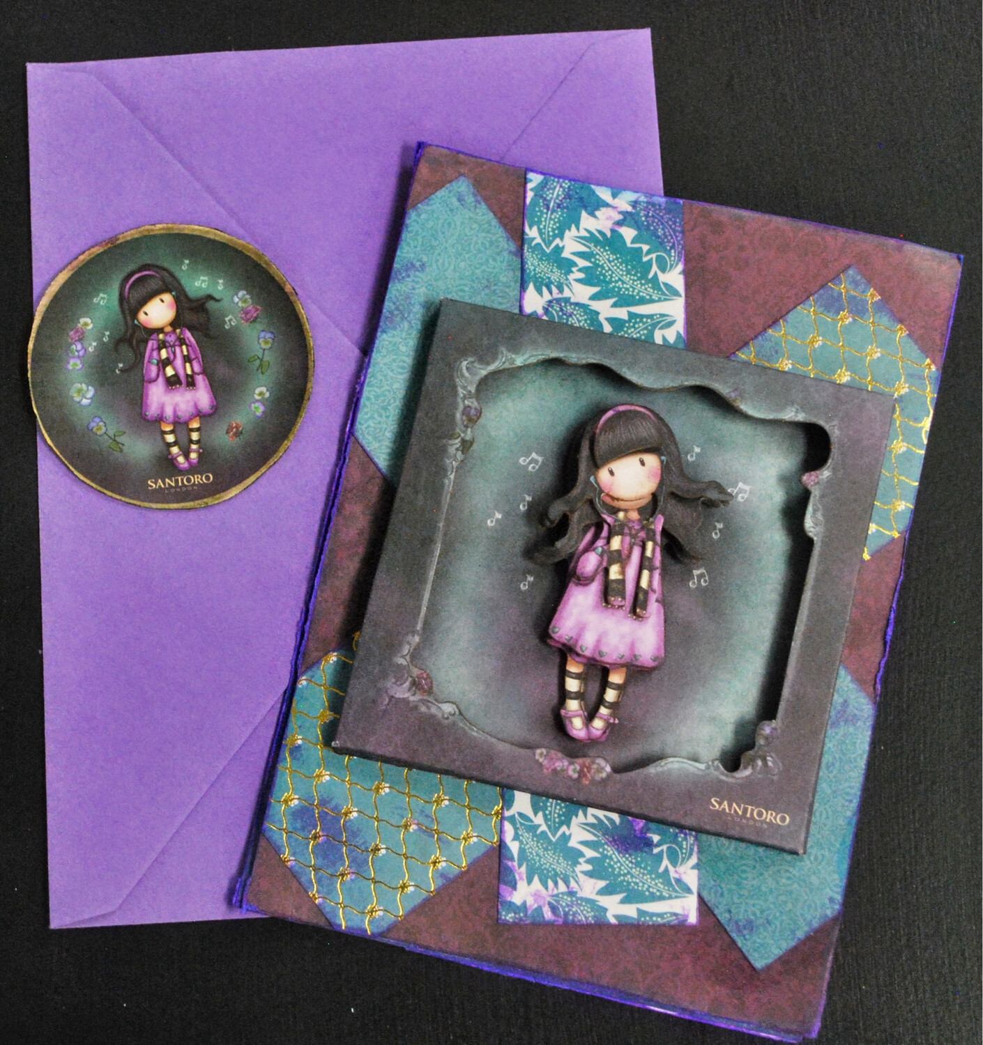 Gorjuss Doll Handmade Card 28
