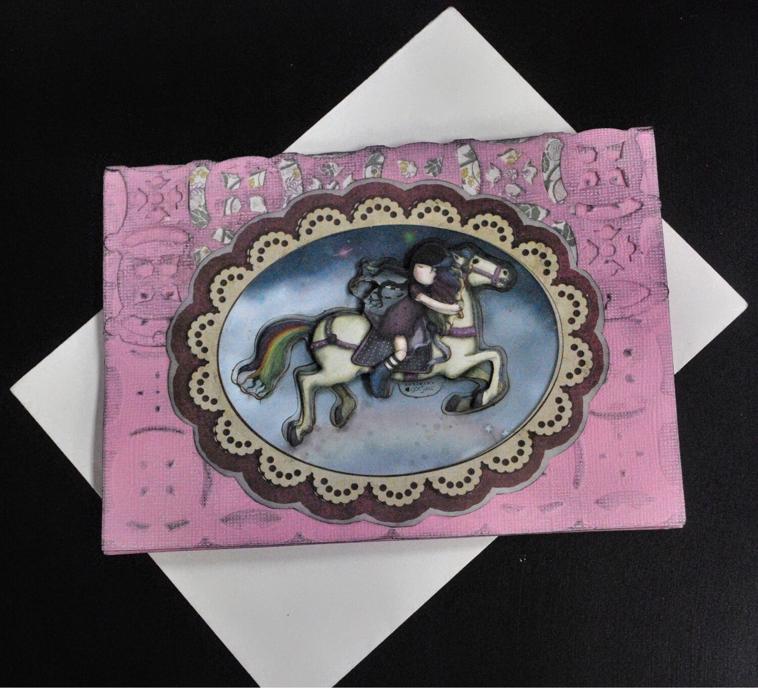 Gorjuss Doll Handmade Card 41