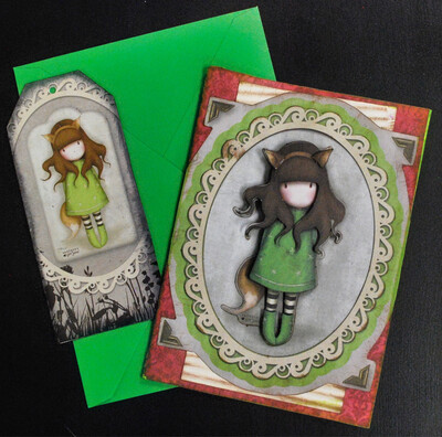 Gorjuss Doll Handmade Card 33