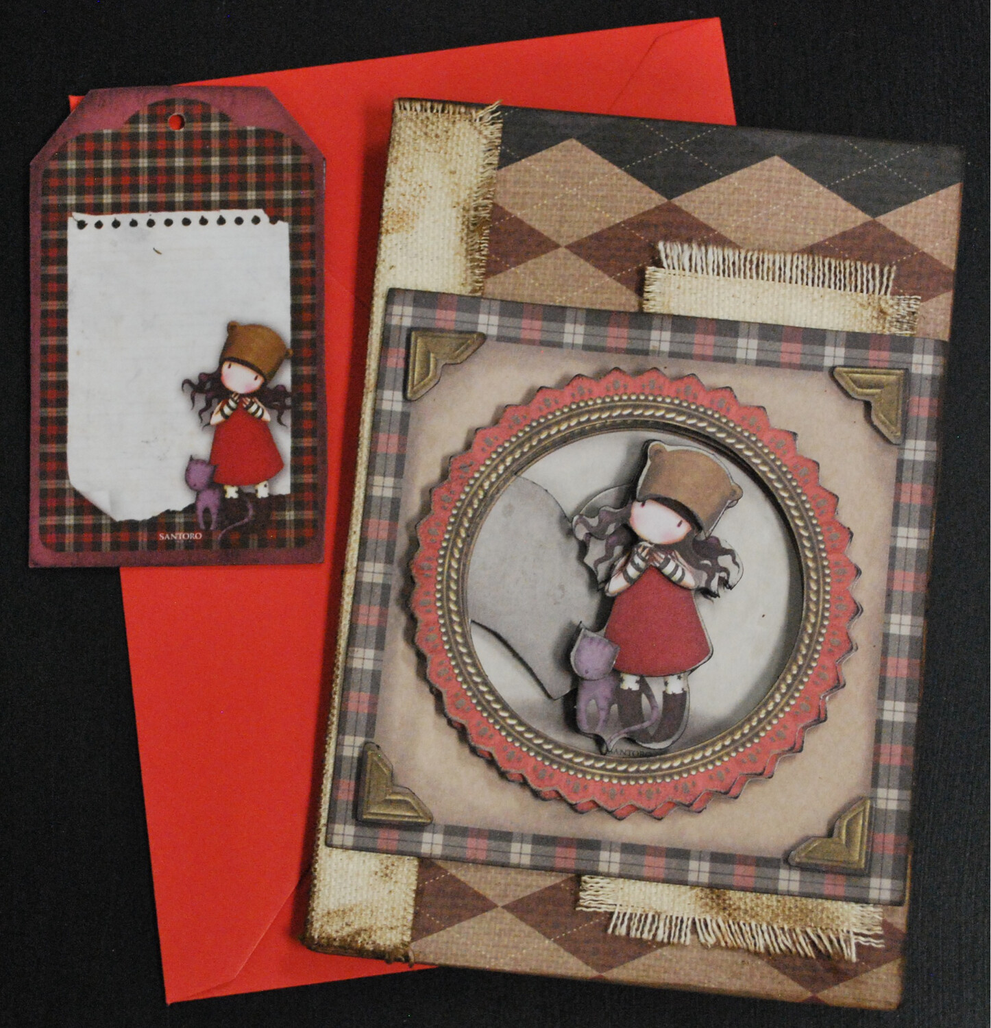 Gorjuss Doll Handmade Card 37