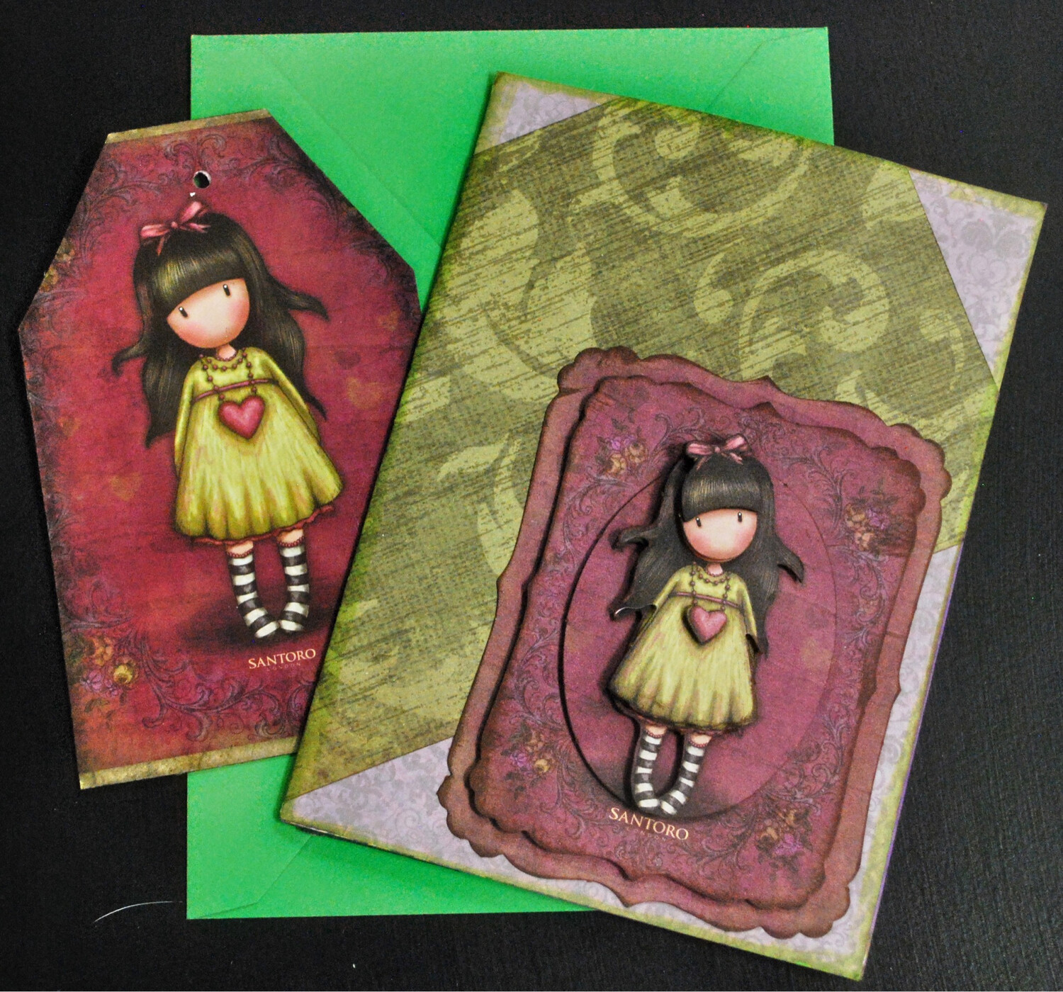 Gorjuss Doll Handmade Card 35