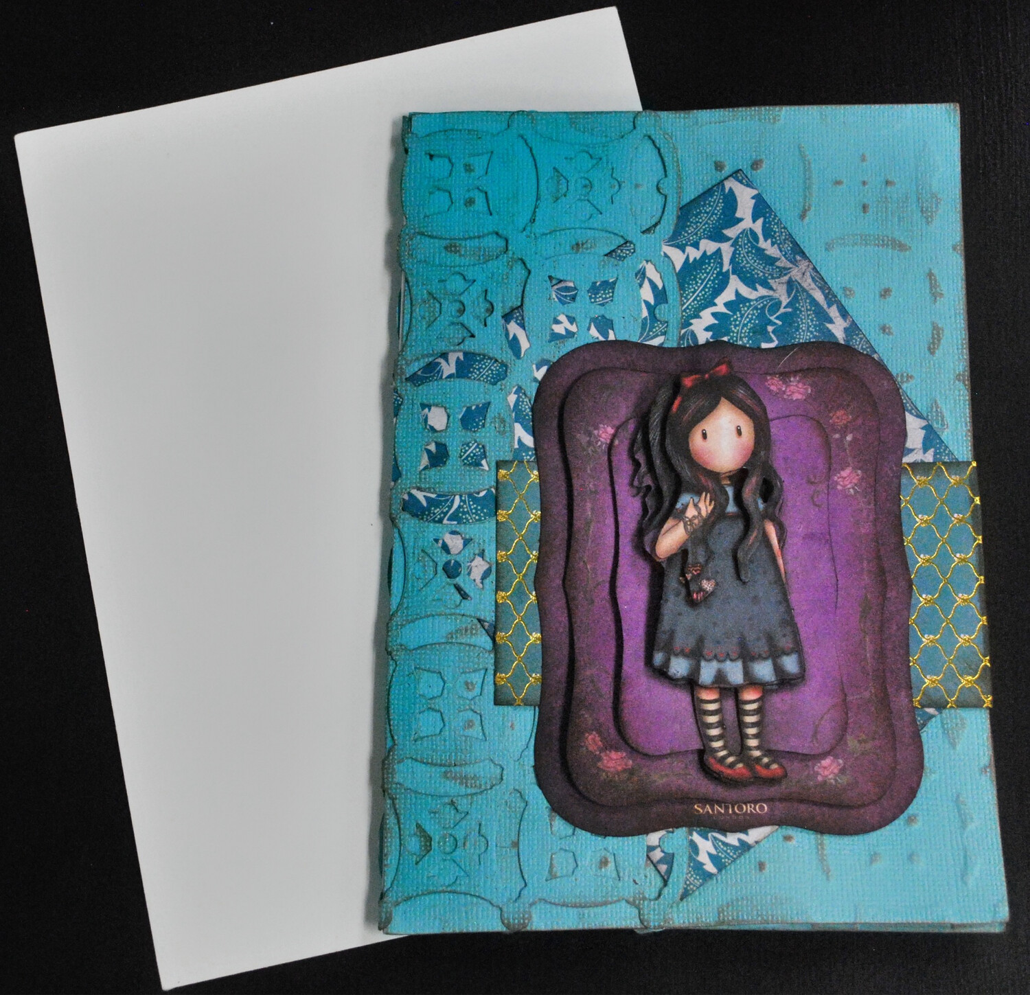 Gorjuss Doll Handmade Card 39