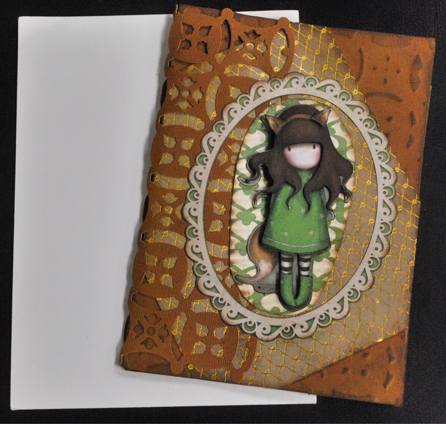 Gorjuss Doll Handmade Card 40