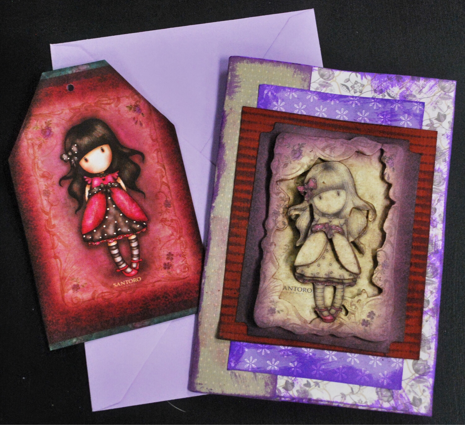 Gorjuss Doll Handmade Card 34