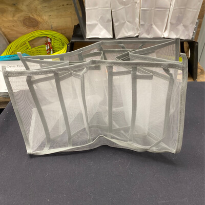 Gray Mesh Organizer New
