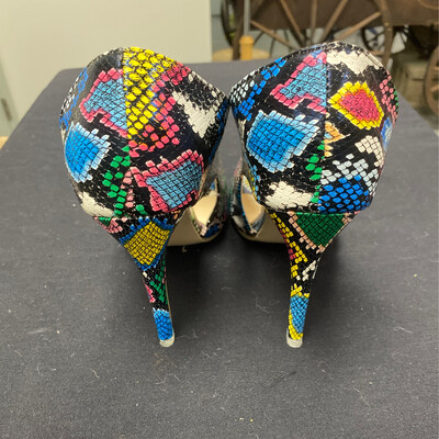 Multi Color Heels Size 8.5 New