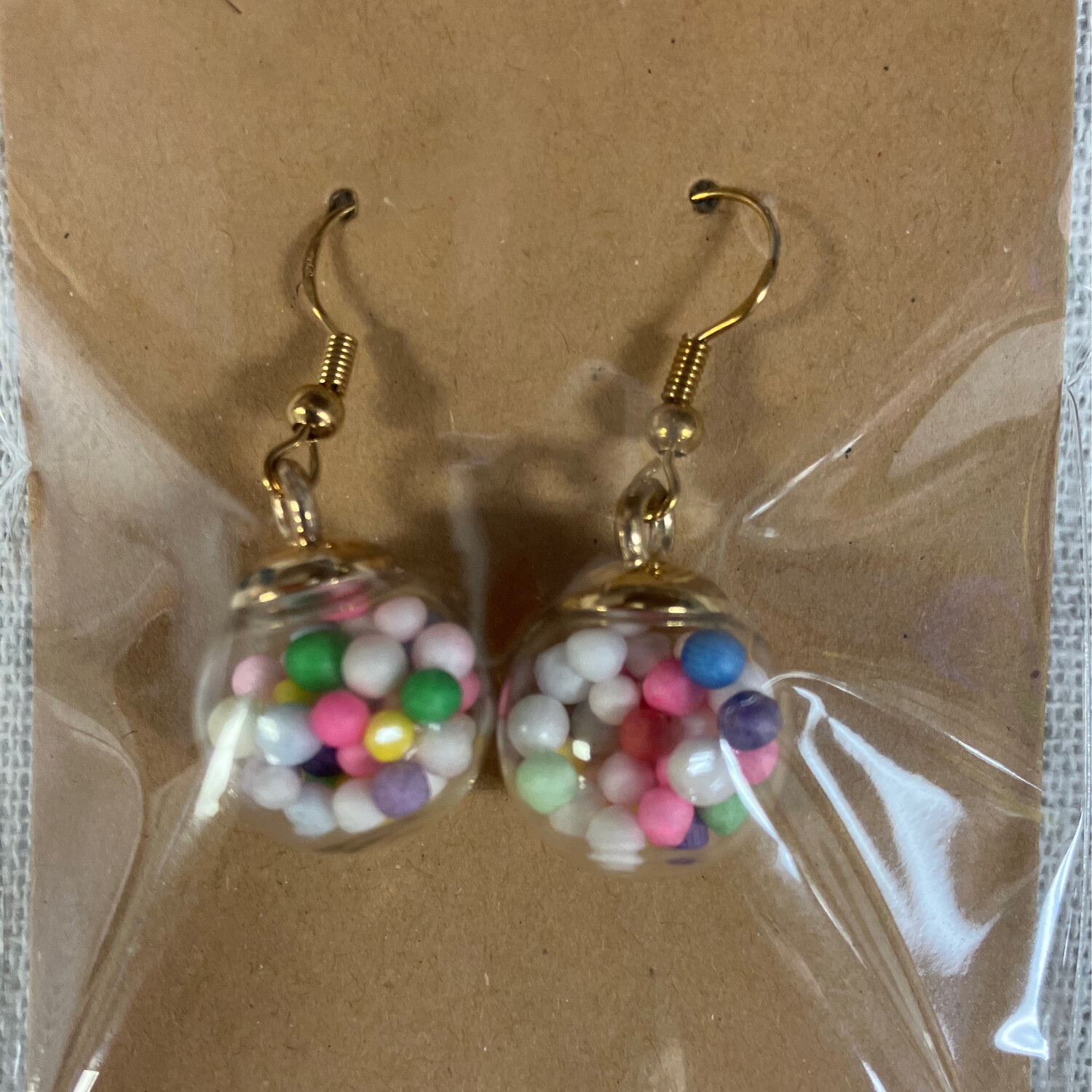 Gumball Earrings Mixed Colors 1