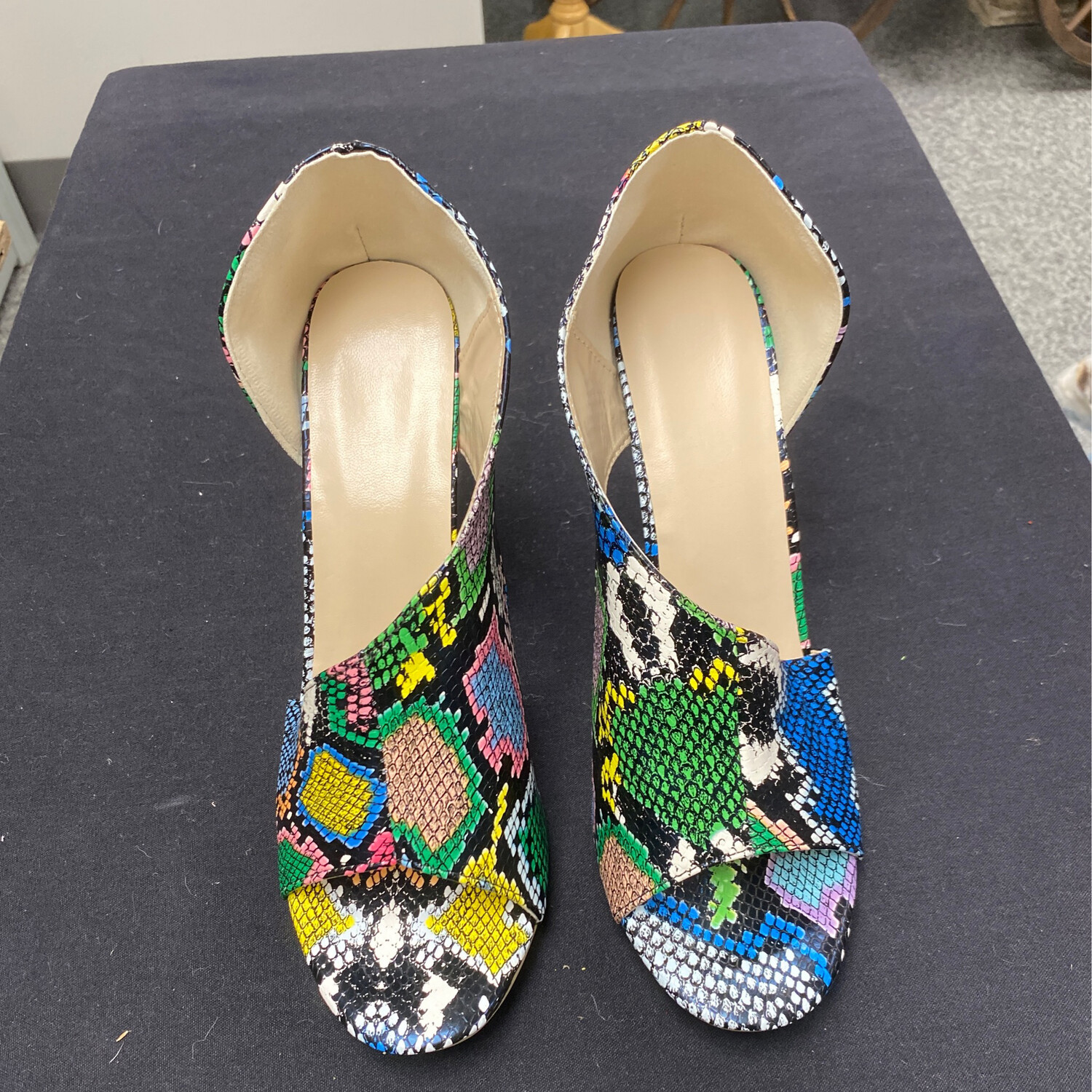 Multi Color Heels Size 8.5 New