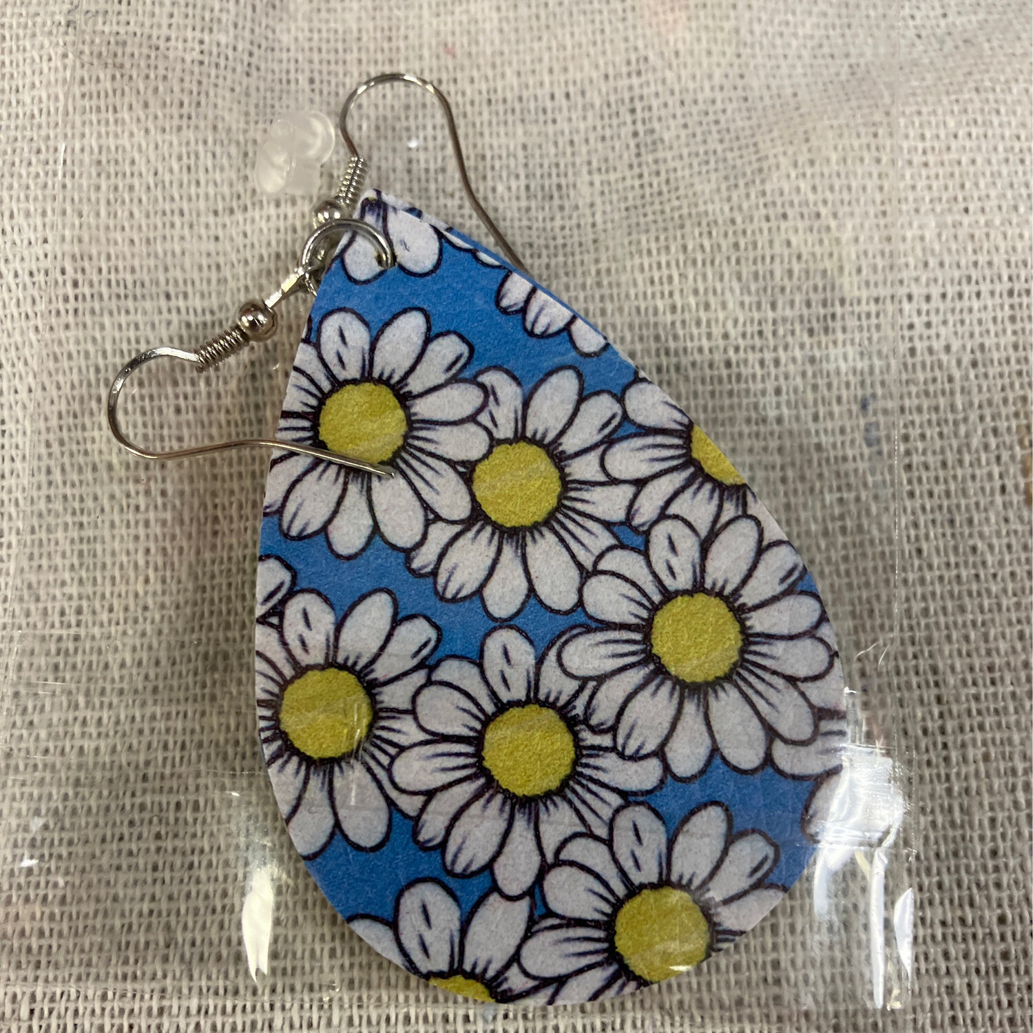 Leather Earrings-Flower 1
