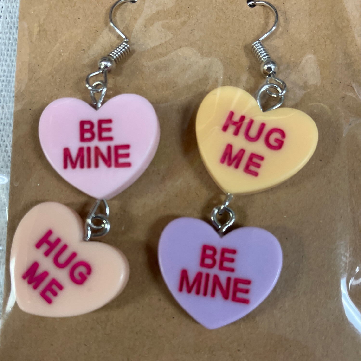 Conversation Hearts Earrings Double 2