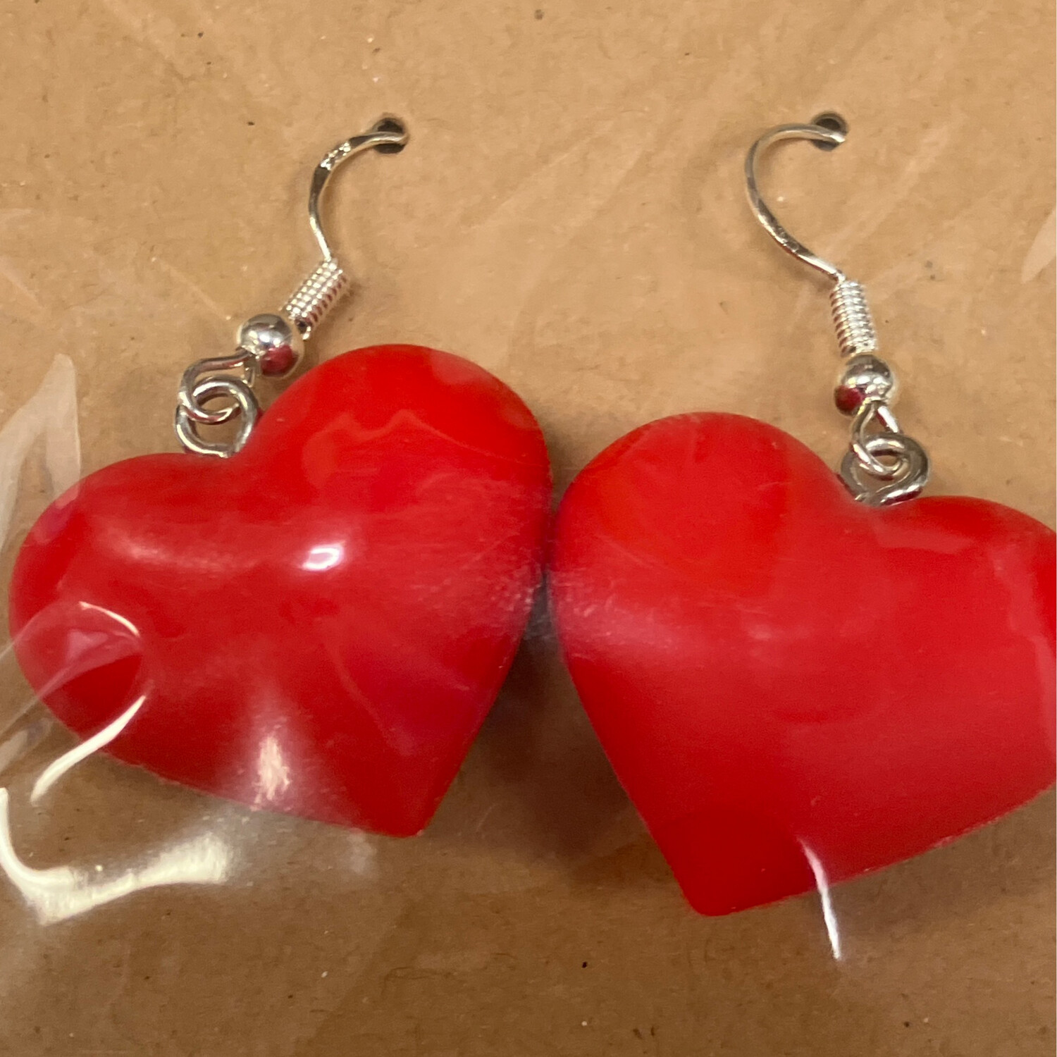 Red Heart Earrings