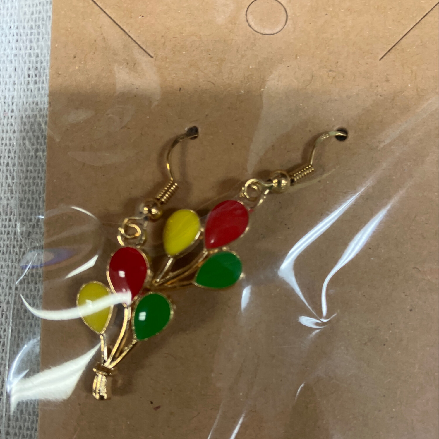 Gold Balloon Earrings